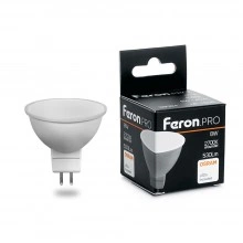 Лампа светодиодная FERON.PRO LB-1608 MR16 G5.3 8W 175-265V 2700K 38089