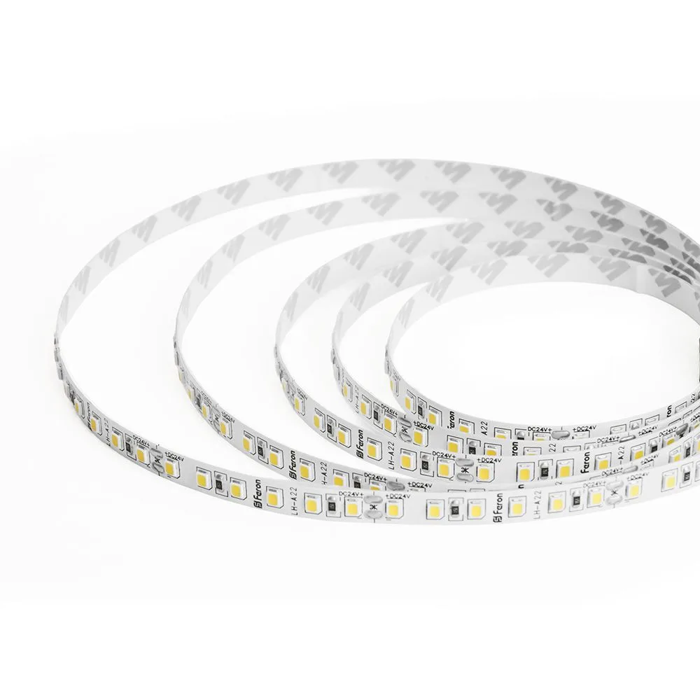FERON Светодиодная LED лента LS501, 120SMD(2835)/м 11Вт/м 24V 5000*8*1.22мм 6000К IP20 FERON Светодиодная LED лента LS501, 120SMD(2835)/м 11Вт/м 24V 5000*8*1.22мм 6000К IP20