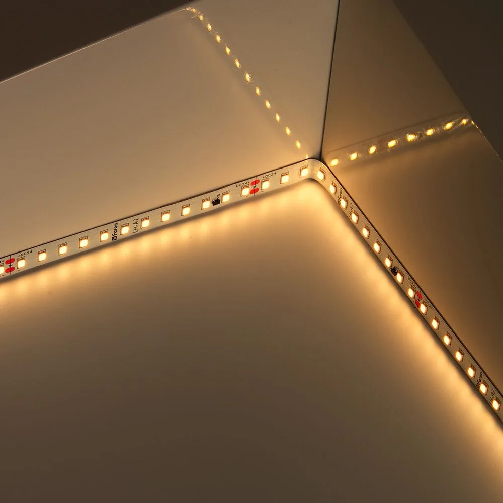 FERON Светодиодная лента LS520 стабилизированная, 120SMD(2835)/м 11Вт/м 24V 20000*10*1.22мм 3000К IP20 FERON Светодиодная лента LS520 стабилизированная, 120SMD(2835)/м 11Вт/м 24V 20000*10*1.22мм 3000К IP20