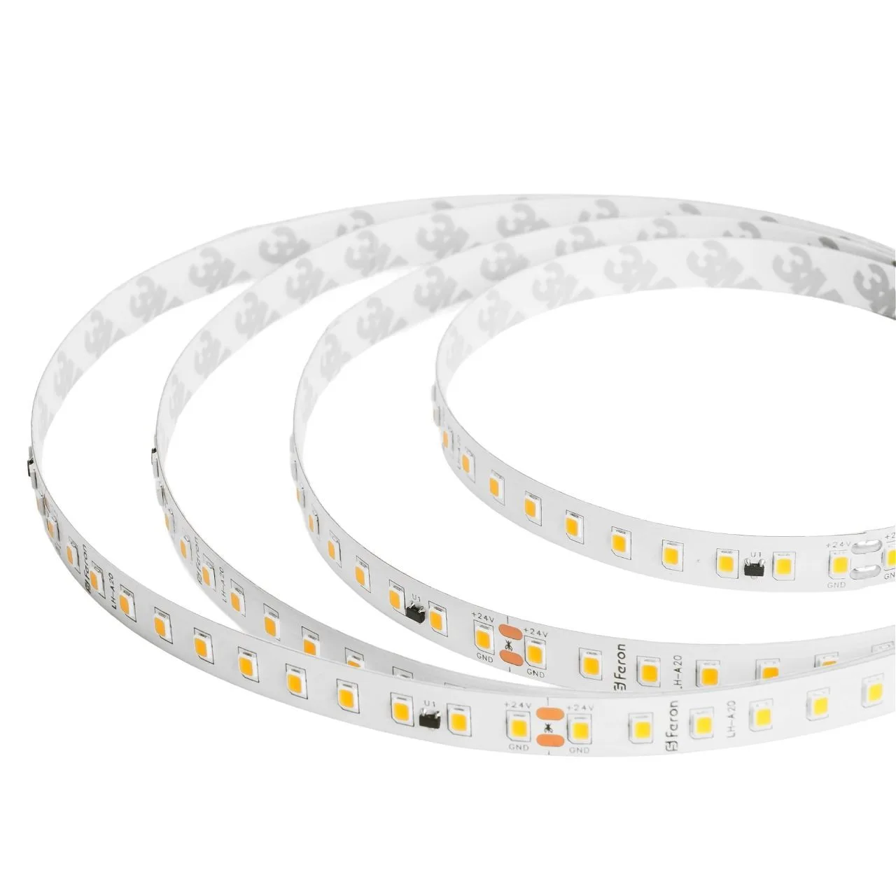 FERON Светодиодная лента LS520 стабилизированная, 120SMD(2835)/м 11Вт/м 24V 20000*10*1.22мм 3000К IP20 FERON Светодиодная лента LS520 стабилизированная, 120SMD(2835)/м 11Вт/м 24V 20000*10*1.22мм 3000К IP20