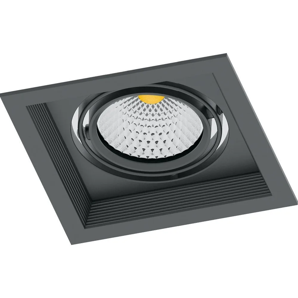 Светодиодный светильник FERON AL201 карданный 1x20W 4000K 35 градусов ,черный