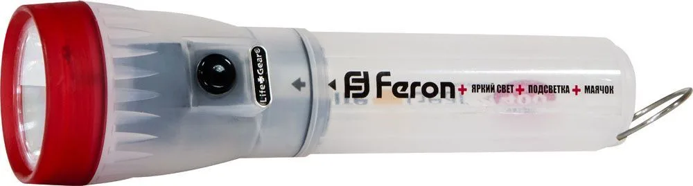 FERON Фонарь 2 Leds красный 3*AA, TL023 12924 FERON Фонарь 2 Leds красный 3*AA, TL023 12924
