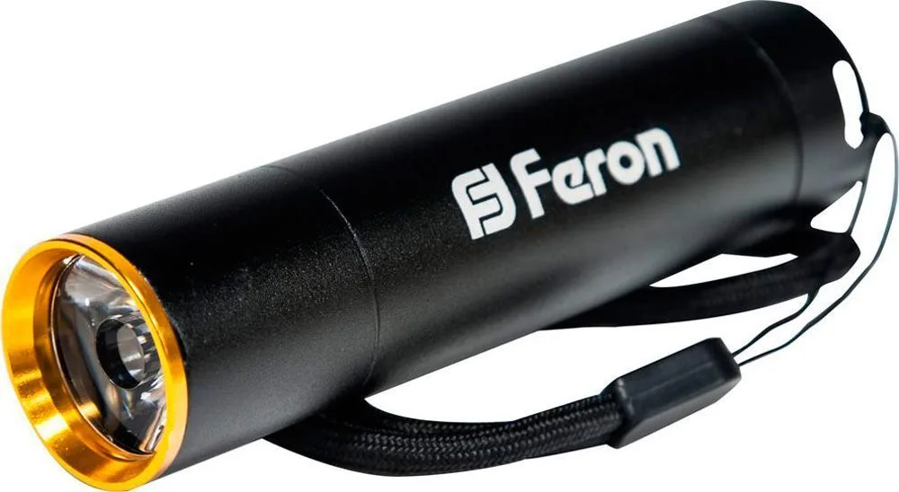 FERON Фонарь 1Wх1LED, чёрный, TL030 12926 FERON Фонарь 1Wх1LED, чёрный, TL030 12926