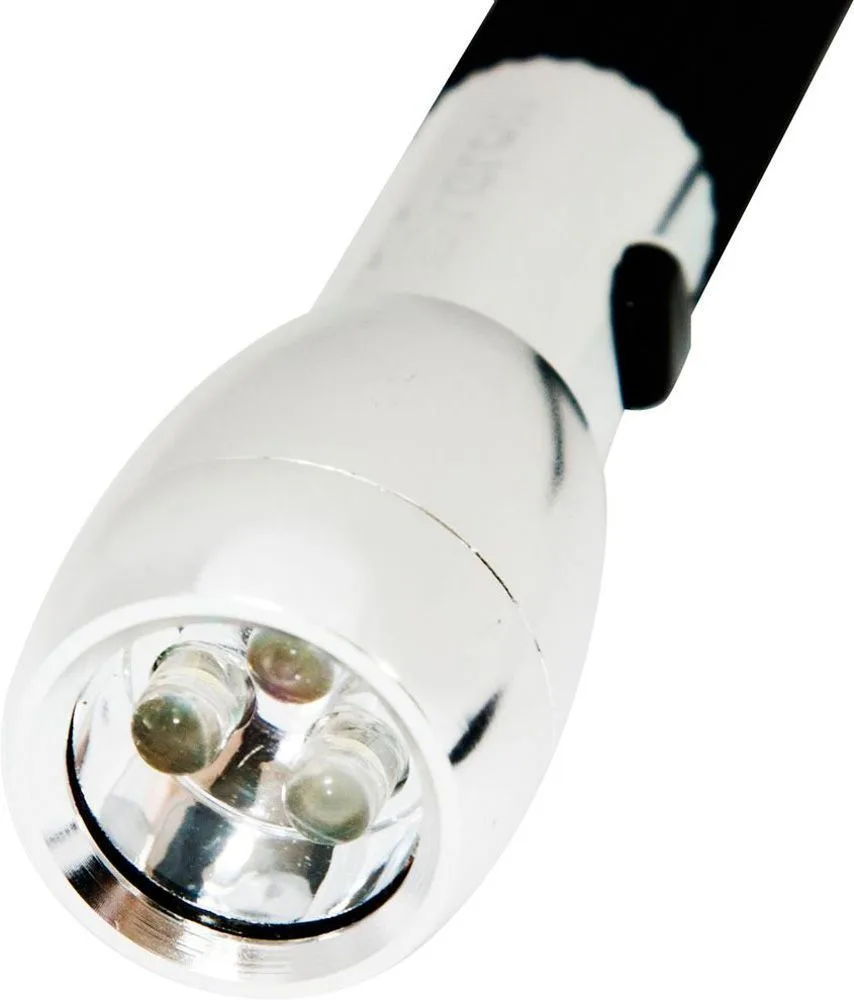FERON Фонарь 0,9W (0.3Wx3LED), металлик, TL033 12929 FERON Фонарь 0,9W (0.3Wx3LED), металлик, TL033 12929