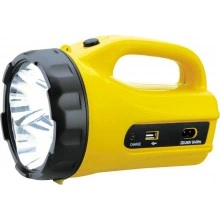 Фонарь аккумуляторный 3LEDs 9W жёлтый, TL09 12937