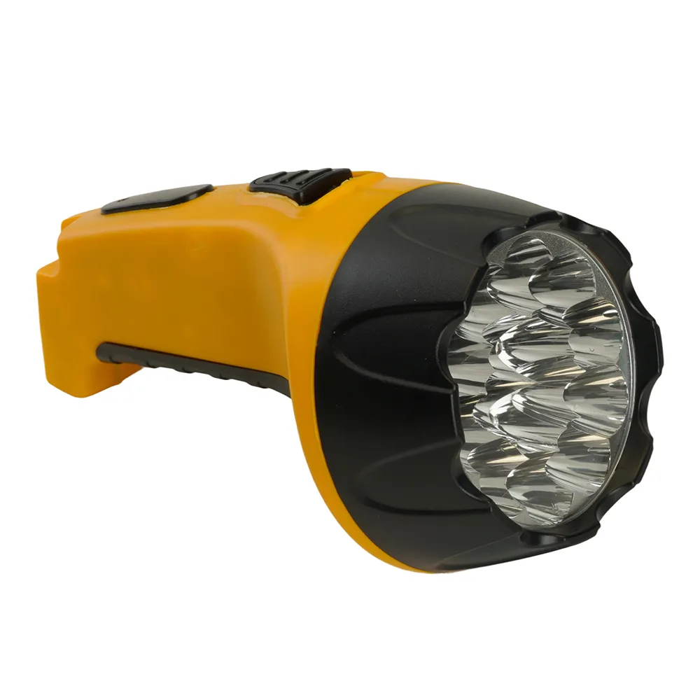 Фонарь аккумуляторный, 15 LED DC (свинцово-кислотная батарея), желтый, TH2295 (TH93C) 12653
