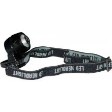 Фонарь аккумуляторный головной, 0.5W 1LED ,черный, TH2251 12661