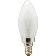 Лампа светодиодная, (3.5W) 230V E14 4000K матовая хром, LB-70 25297
