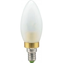Лампа светодиодная, 6LED(3.5W) 230V E14 2700K матовая золото, LB-70 25302