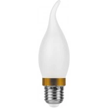 Лампа светодиодная, 6LED(3.5W) 230V E27 4000K матовая золото, LB-71 25318
