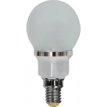 Лампа светодиодная, 6LED(3.5W) 230V E14 4000K матовая, LB-40 25324
