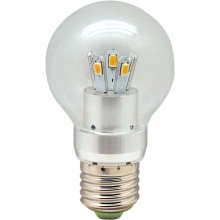 Лампа светодиодная, 10LED(5W) 230V E27 4000K матовая, LB-42 25330