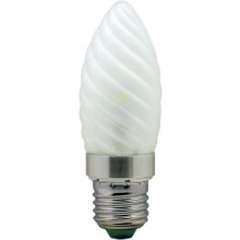 Лампа светодиодная, 6LED(3.5W) 230V E27 2700K матовая хром, LB-77 25341