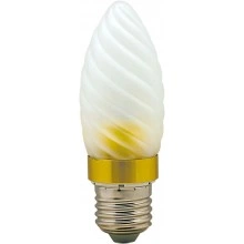 Лампа светодиодная, 6LED(3.5W) 230V E27 4000K матовая золото, LB-77 25354