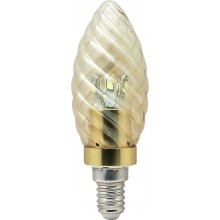 Лампа светодиодная, 6LED(3.5W) 230V E14 2700K золотая золото, LB-77 25356