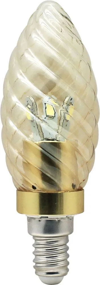 FERON Лампа светодиодная, 6LED(3.5W) 230V E14 2700K золотая золото, LB-77 25356 FERON Лампа светодиодная, 6LED(3.5W) 230V E14 2700K золотая золото, LB-77 25356