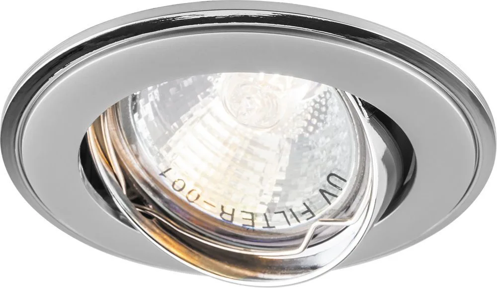 FERON Светильник встраиваемый 301T-MR16 потолочный MR16 G5.3 серый-хром 17533 FERON Светильник встраиваемый 301T-MR16 потолочный MR16 G5.3 серый-хром 17533