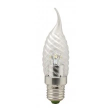 Лампа светодиодная, 6LED(3.5W) 230V E27 6400K хром, LB-78 25363
