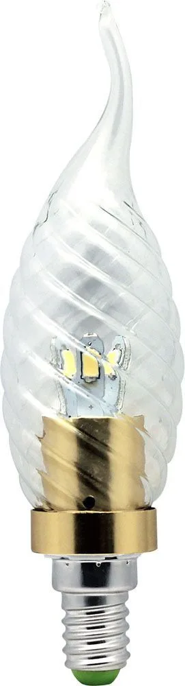 Лампа светодиодная, 6LED(3.5W) 230V E14 2700K золото, LB-78 25370