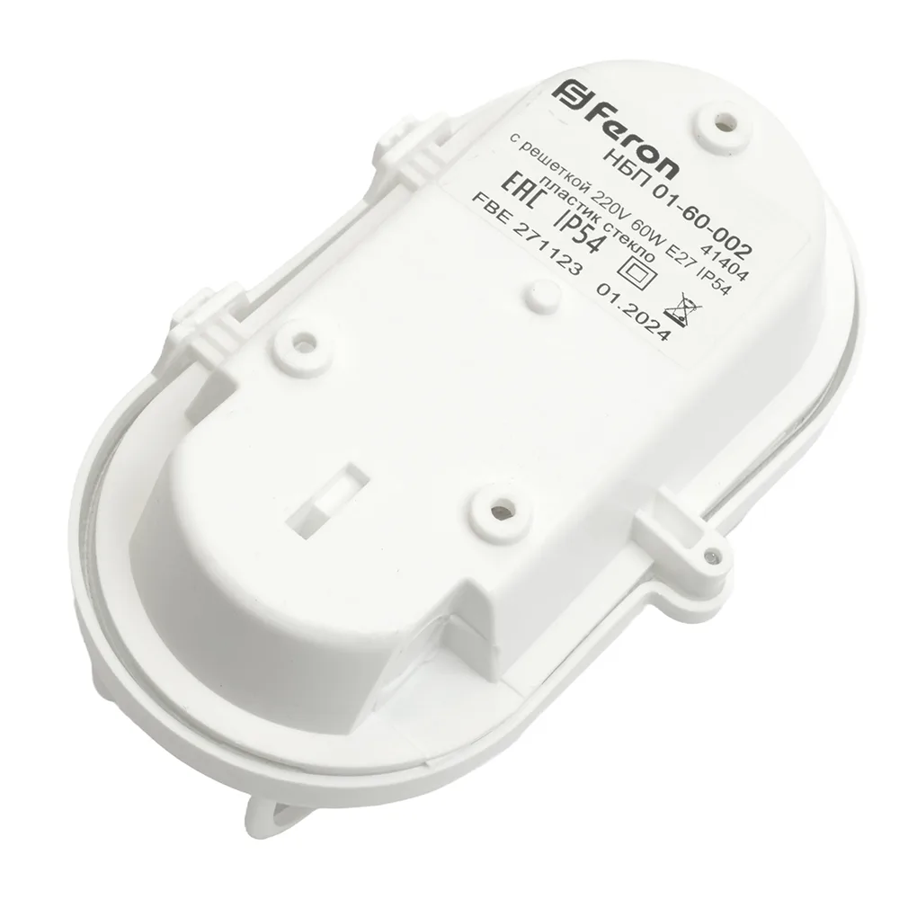 FERON Светильник накладной с решеткой IP54, 220V 60Вт Е27, НБП 01-60-002 41404 FERON Светильник накладной с решеткой IP54, 220V 60Вт Е27, НБП 01-60-002 41404