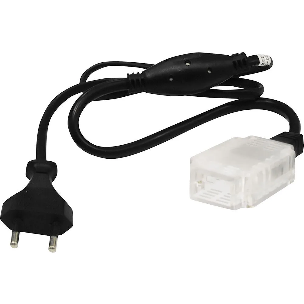 FERON Сетевой шнур 4W для дюралайта LED-F4W со светодиодами (шнур 0,8м), LD122 артикул 26095 FERON Сетевой шнур 4W для дюралайта LED-F4W со светодиодами (шнур 0,8м), LD122 артикул 26095