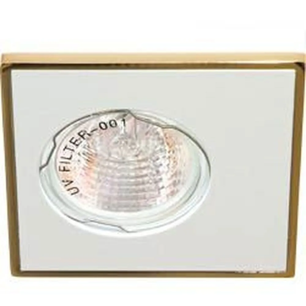 FERON Светильник потолочный MR16 MAX50W 12V G5.3, белый,золото,DL2A 28362 FERON Светильник потолочный MR16 MAX50W 12V G5.3, белый,золото,DL2A 28362