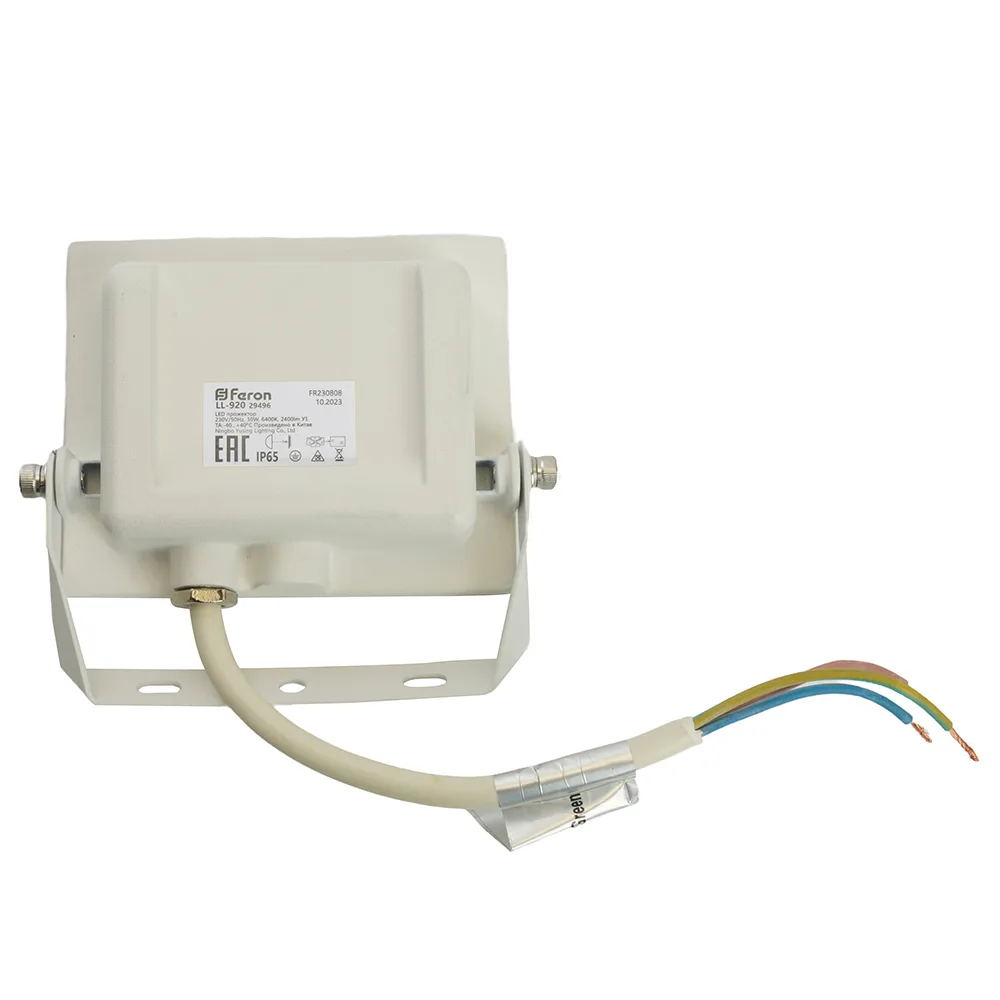 FERON Светодиодный прожектор LL-920 IP65 30W 6400K 29496 FERON Светодиодный прожектор LL-920 IP65 30W 6400K 29496