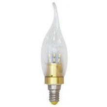 Лампа светодиодная, 12LED(4,5W) 230V E14 2700K, LB-71 25469