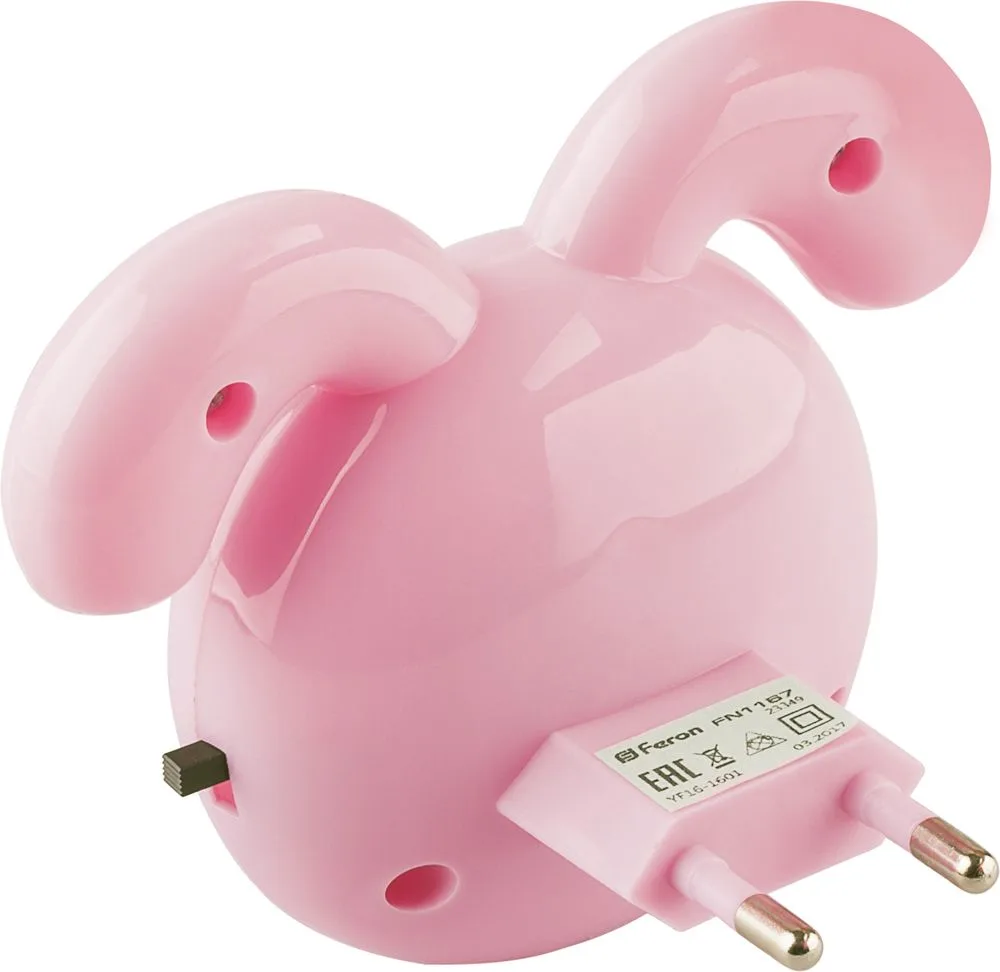 FERON Светильник ночник FN1167 0.5W 220V, розовый 23349 FERON Светильник ночник FN1167 0.5W 220V, розовый 23349