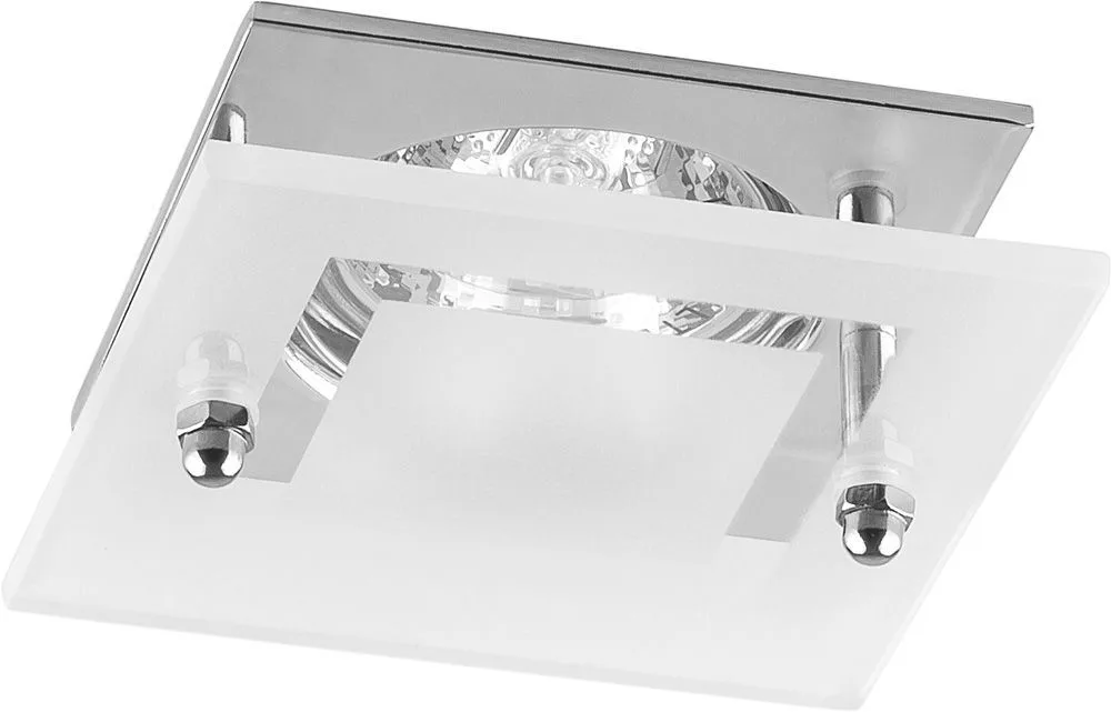 Светильник встраиваемый FERON BS3159-P2-10 потолочный MR16 G5.3 прозрачный, хром 18088