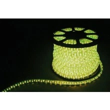 Дюралайт (световая нить) со светодиодами, 2W 100м 230V 36LED/м 13мм, лимонный, LED-R2W артикул 26206