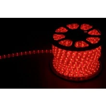 Дюралайт (световая нить) со светодиодами, 3W 50м 230V 72LED/м 11х17мм, красный-желтый, LED-F3W артикул 26212