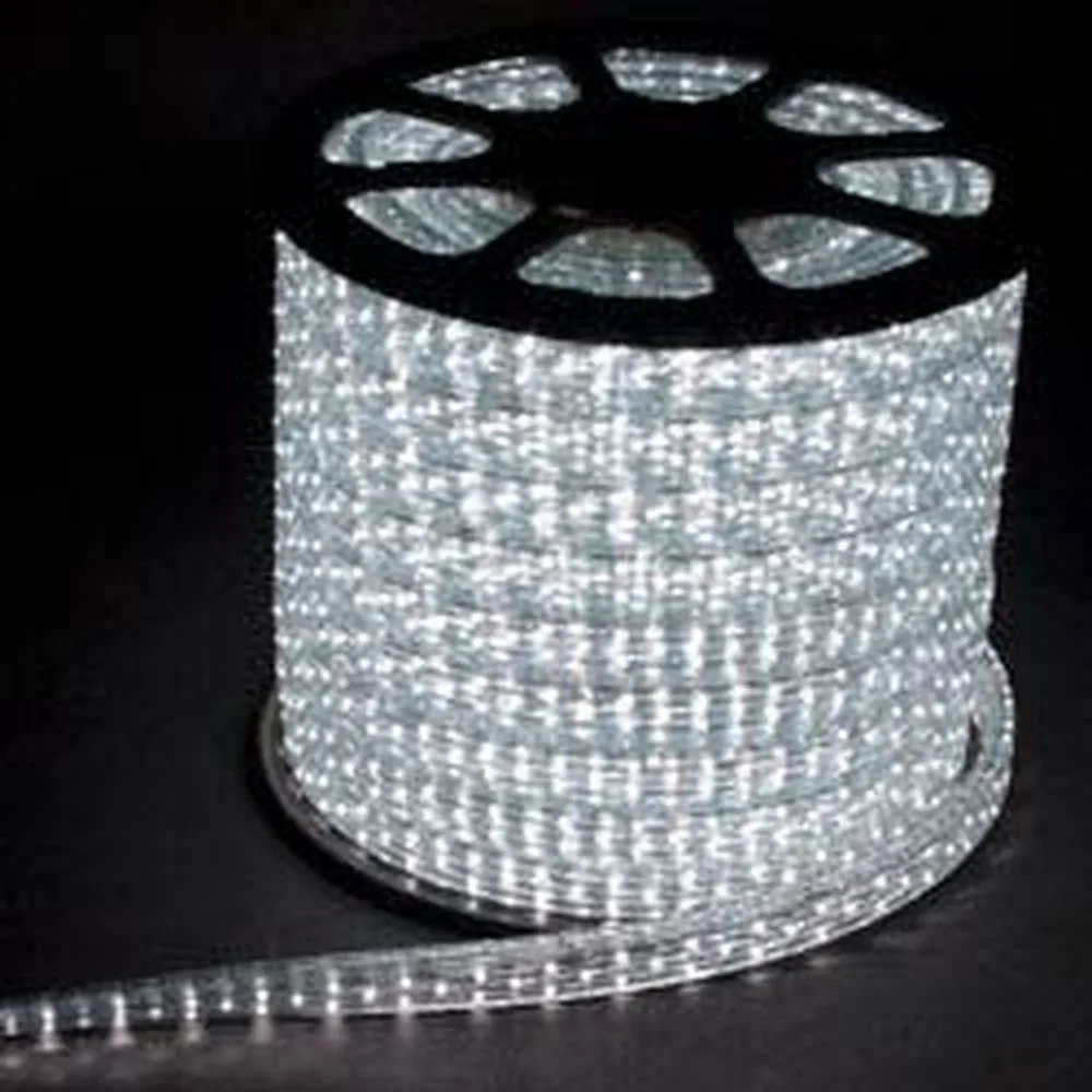 Дюралайт (световая нить) со светодиодами, 5W 50м 230V 144LED/м 11х30мм, белый 3000K, LED-F5W артикул 26122