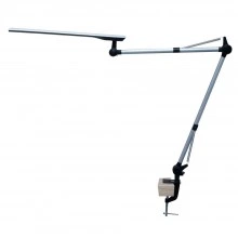 Светильник настольный, 60LED 5W 230V, серебро, DE1723 24223