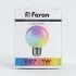 Лампа светодиодная FERON LB-37 Шарик матовый E27 1W 230V RGB быстрая смена цвета 38126 Лампа светодиодная FERON LB-37 Шарик матовый E27 1W 230V RGB быстрая смена цвета 38126