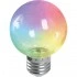 Лампа светодиодная FERON LB-371 Шар прозрачный E27 3W 230V RGB плавная смена цвета 38133 Лампа светодиодная FERON LB-371 Шар прозрачный E27 3W 230V RGB плавная смена цвета 38133