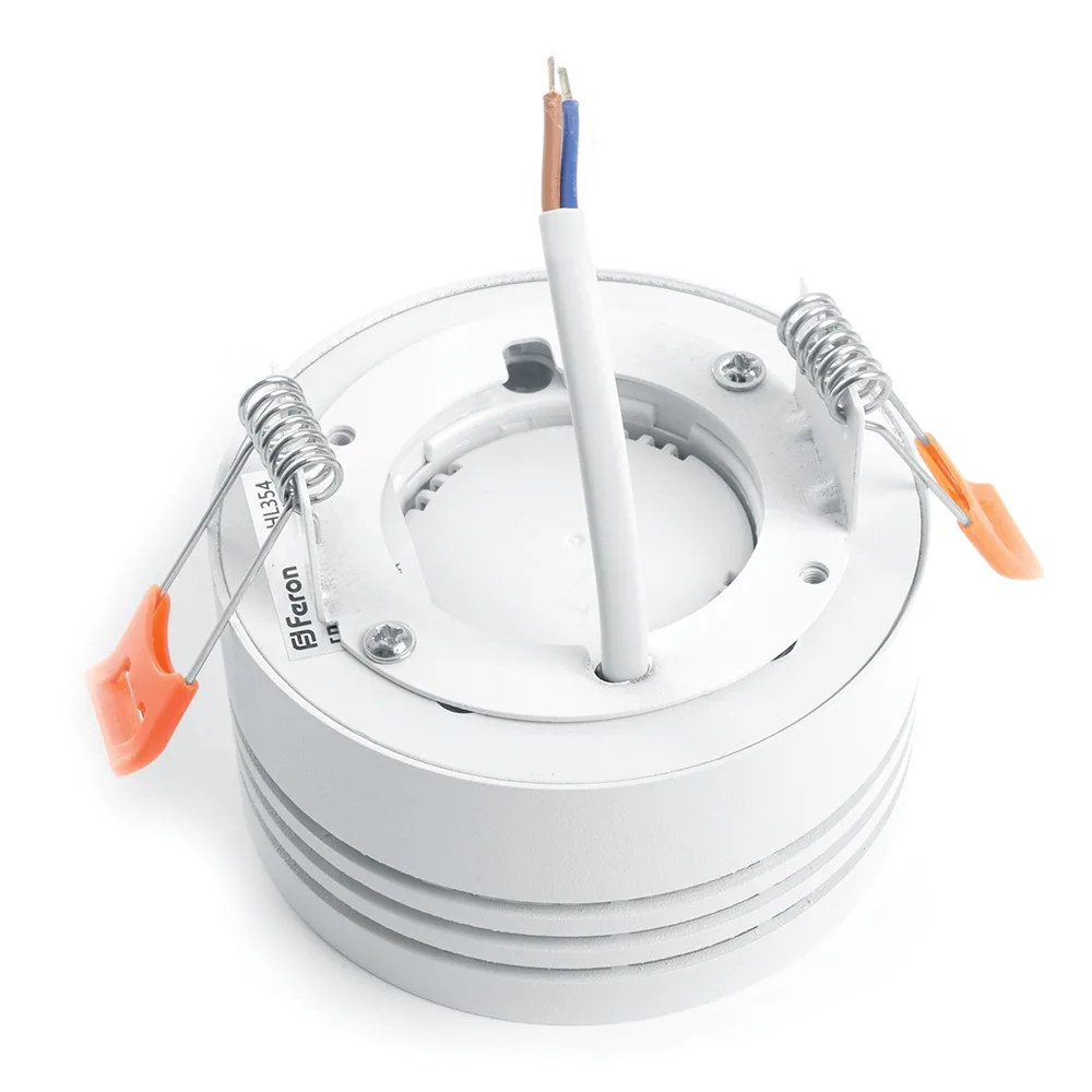 FERON Светильник потолочный HL354 12W, 230V, GX53, белый 41505 FERON Светильник потолочный HL354 12W, 230V, GX53, белый 41505