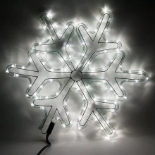 Световая фигура 230V, дюралайт 14 м 24 LED/м (белый), шнур 1,6м IP44, 54*54 см, LT066 артикул 26955