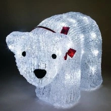 Световая фигура акриловая 220-240V 40 LED (белый 6500К), IP44, 34*17*22 см, 1,5м шнур, LT038 артикул 26946