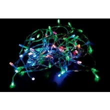 Светодиодная гирлянда FERON CL02 линейная 2м +1.5м 230V разноцветная c питанием от сети