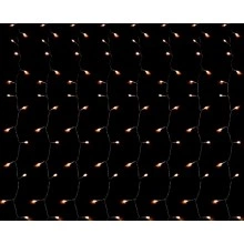 Светодиодная гирлянда FERON CL12 занавес 24V теплый белый c питанием от сети