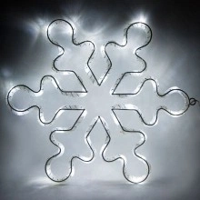 Световая фигура 4,5V 15 LED, белый цвет свечения, батарейки 3*АА IP20, 33*33 см, LT053 артикул 26913