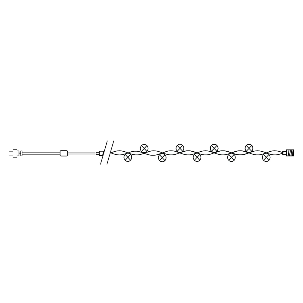 FERON CL43 Гирлянда линейная, 200 LED мультиколор, статичная, 20 м +1.5м, черный шнур FERON CL43 Гирлянда линейная, 200 LED мультиколор, статичная, 20 м +1.5м, черный шнур