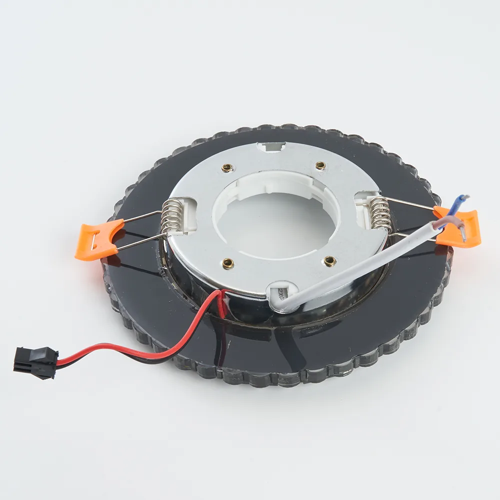 FERON Светильник встраиваемый с белой LED подсветкой CD4045 потолочный GX53 без лампы, серый, хром 41410 FERON Светильник встраиваемый с белой LED подсветкой CD4045 потолочный GX53 без лампы, серый, хром 41410