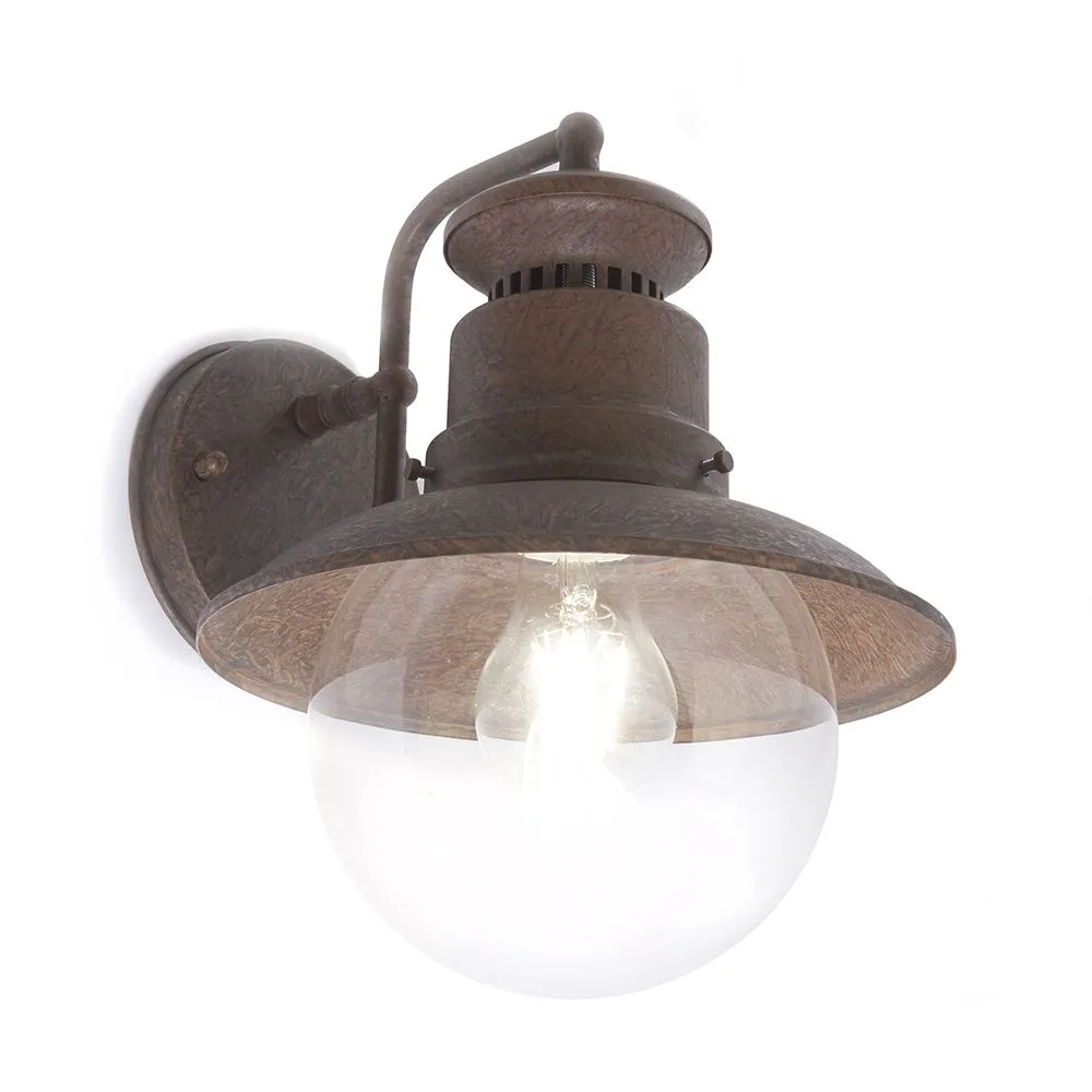 FERON Светильник садово-парковый PL571 на стену вниз 60W 230V E27, коричневый 11625 FERON Светильник садово-парковый PL571 на стену вниз 60W 230V E27, коричневый 11625