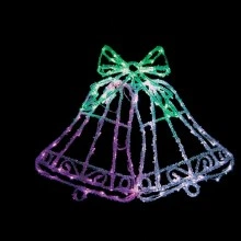 Световая фигура 230V 126 LED белый+зеленый+розовый, 10.8W, 20mA, с контроллером, IP 20, шнур 1.5м 0.5мм, LT012 артикул 26710