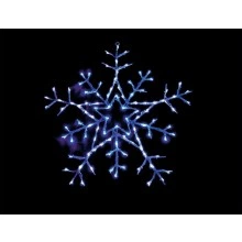 Световая фигура 24V 100 LED белый+синий, 4.8W, 200mA, с контроллером и 24V-адаптером, IP 20, шнур 5м х0,12мм, LT004 артикул 26702