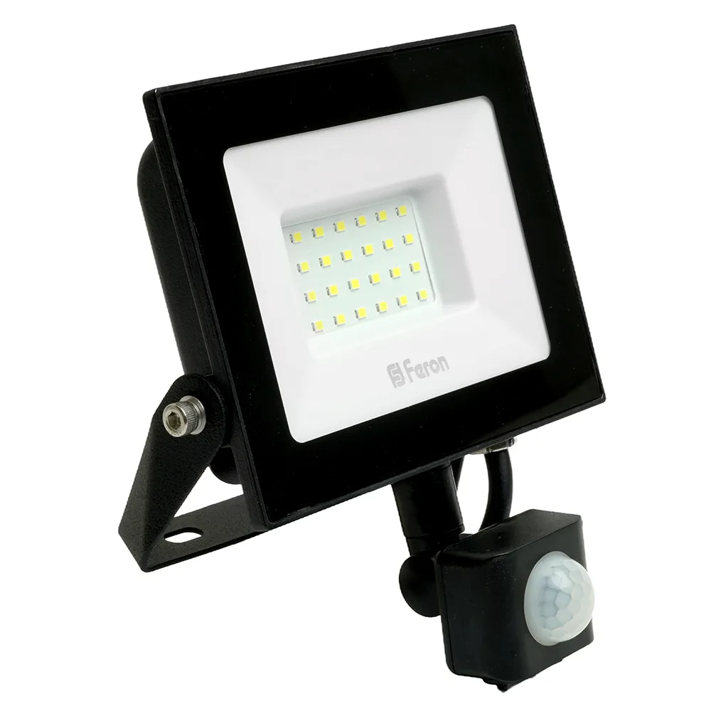 FERON Светодиодный прожектор с датчиком LL-907 IP44 30W 6400K 29557 FERON Светодиодный прожектор с датчиком LL-907 IP44 30W 6400K 29557