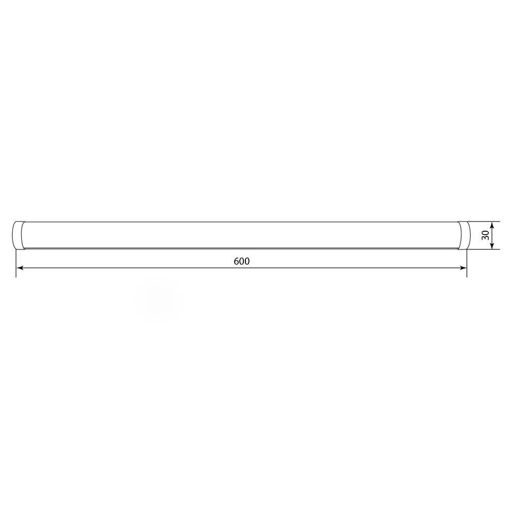 FERON Светодиодный светильник 60LEDs 4000K 12W в пластиковом корпусе IP44, AL5048 FERON Светодиодный светильник 60LEDs 4000K 12W в пластиковом корпусе IP44, AL5048