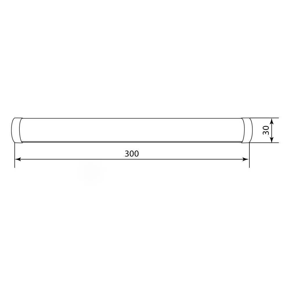 FERON Светодиодный светильник 30LEDs 5000K 6W в пластиковом корпусе IP44, AL5048 FERON Светодиодный светильник 30LEDs 5000K 6W в пластиковом корпусе IP44, AL5048